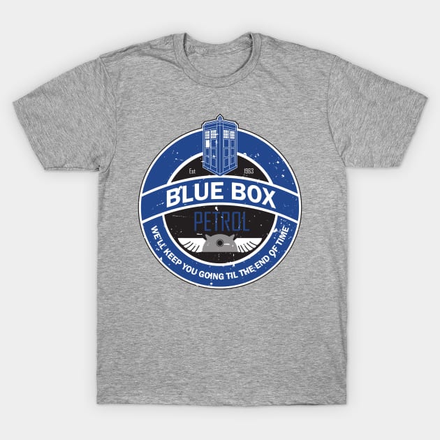 Blue Box Petrol T-Shirt by joefixit2